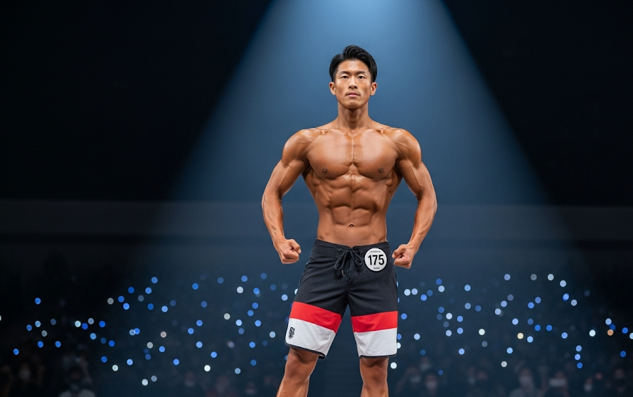 公称身長175cm!ステージで映える恵まれた骨格