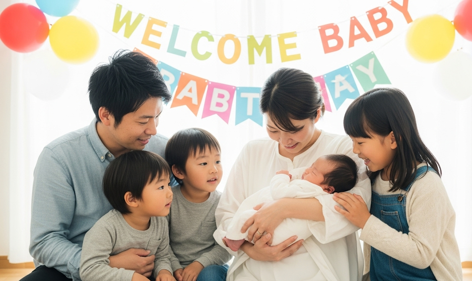 多くのファンが祝福した4人目の出産