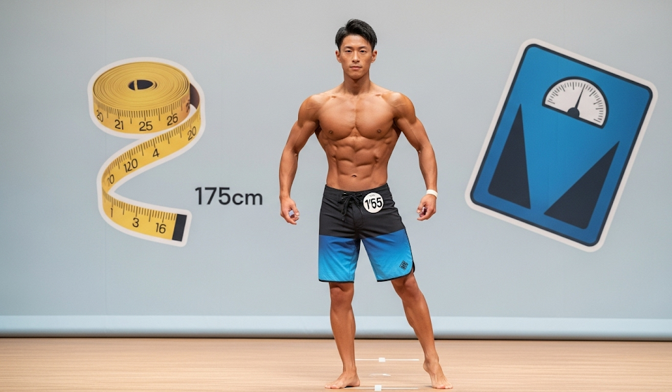 IFBBプロ・田口純平の身長は?フィジークでの活かし方と驚きの仕上がり体重