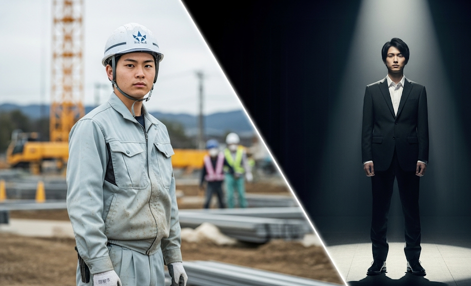 異色の経歴！建築業から俳優への道